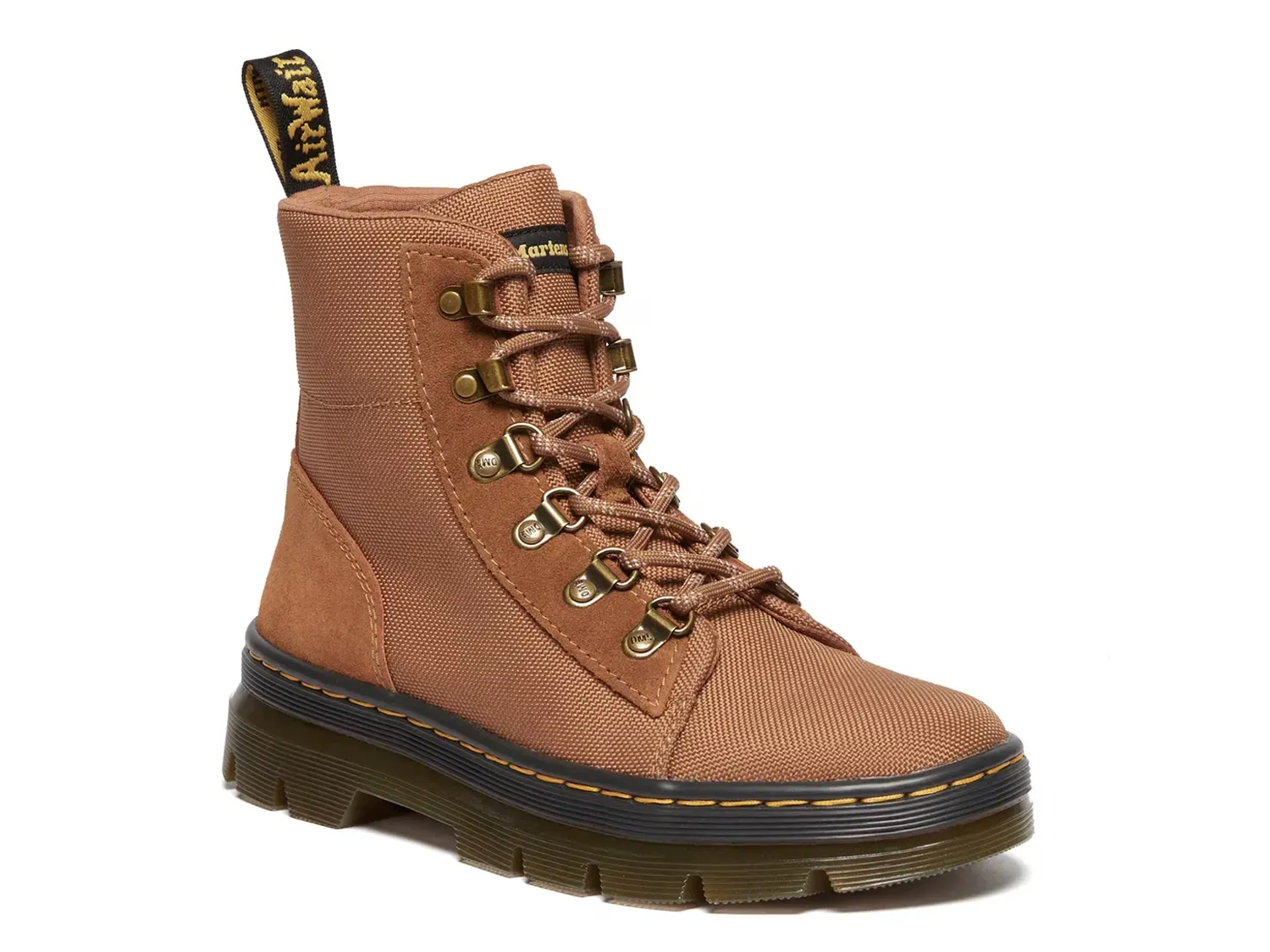 Ботинки женские Dr. Martens Combs на шнурках, коричневый