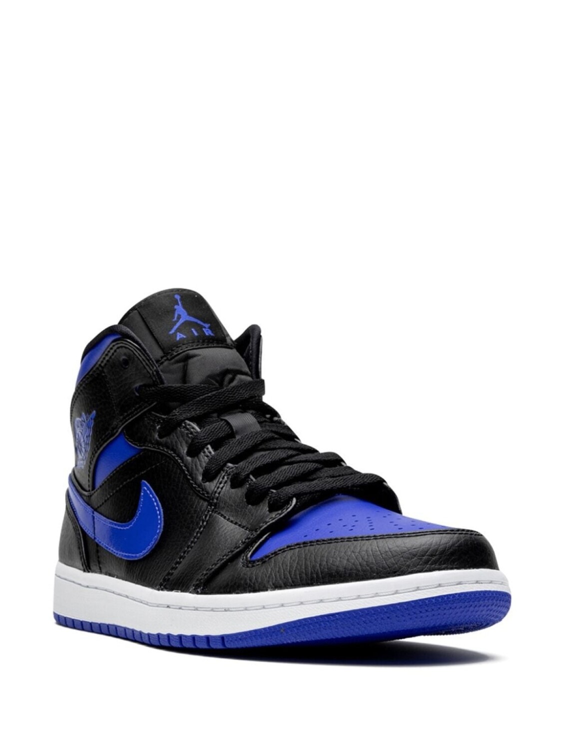 Кроссовки Jordan Air Jordan 1 Mid, черный/синий — фото 2