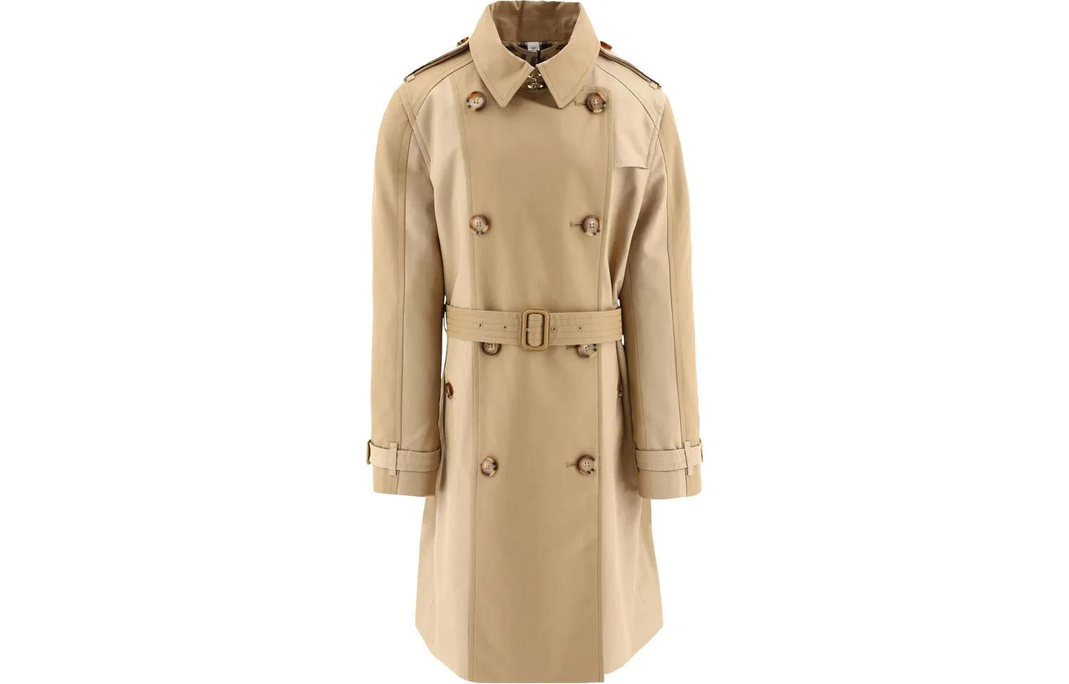Детское пальто из нейлона Burberry бежевое