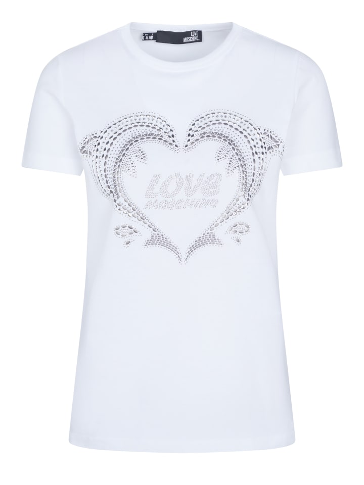 

Майка Love Moschino, белый