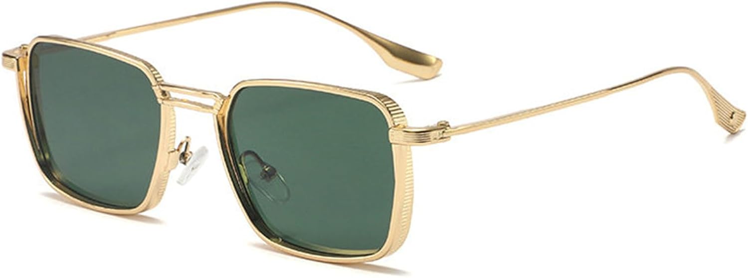 

Хелена Ретро Квадратные Женские Солнцезащитные Очки для улицы в металлической оправе Модные Солнцезащитные Очки UV400 Темно-зеленые Мужские Солнцезащитные Очки в стиле панк helena, C1