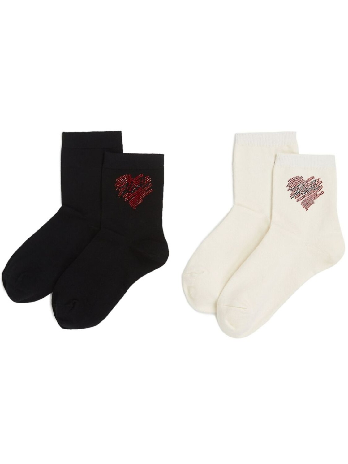 

Комплект из двух пар носков K/Heart Karl Lagerfeld, черный