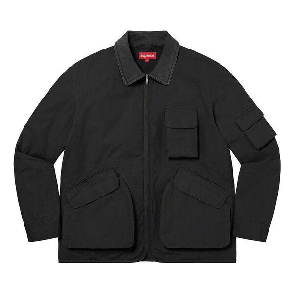 

Куртка cotton utility jacket 'black' Supreme, черный