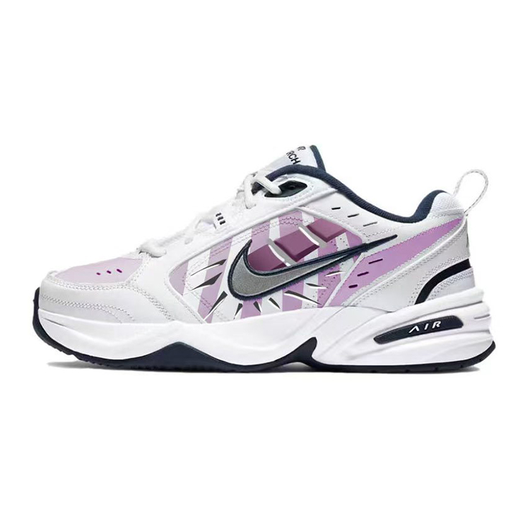 

Nike Эйр Монарх 4 противоскользящие и износостойкие утолщенные низкие кроссовки для увеличения роста унисекс синий белый розовый - синий белый розовый, цвет Blue White Pink