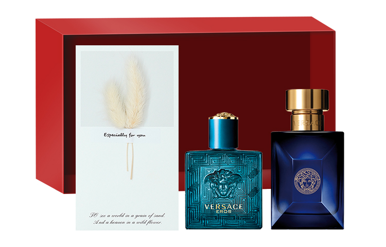 

VERSACE Набор пробников туалетной воды glamor blue red men's, два флакона по 5 мл