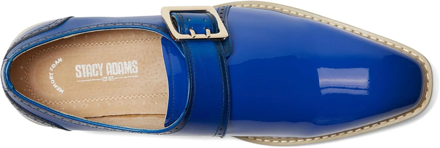 Мужские туфли Stacy Adams Bartram Monk Strap, синий — фото 3