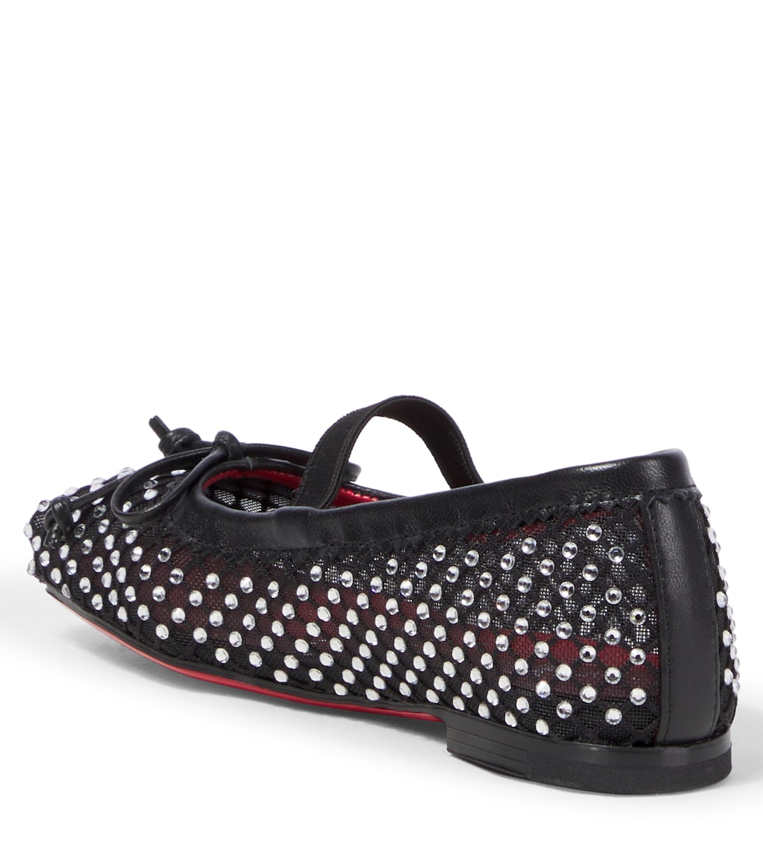 Балетки Baballet с декоративными элементами Christian Louboutin Kids, Black / Cry / Lin Loubi — фото 2