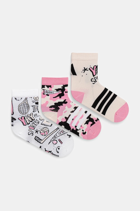

Детские носки 3 пары Adidas Performance, розовый