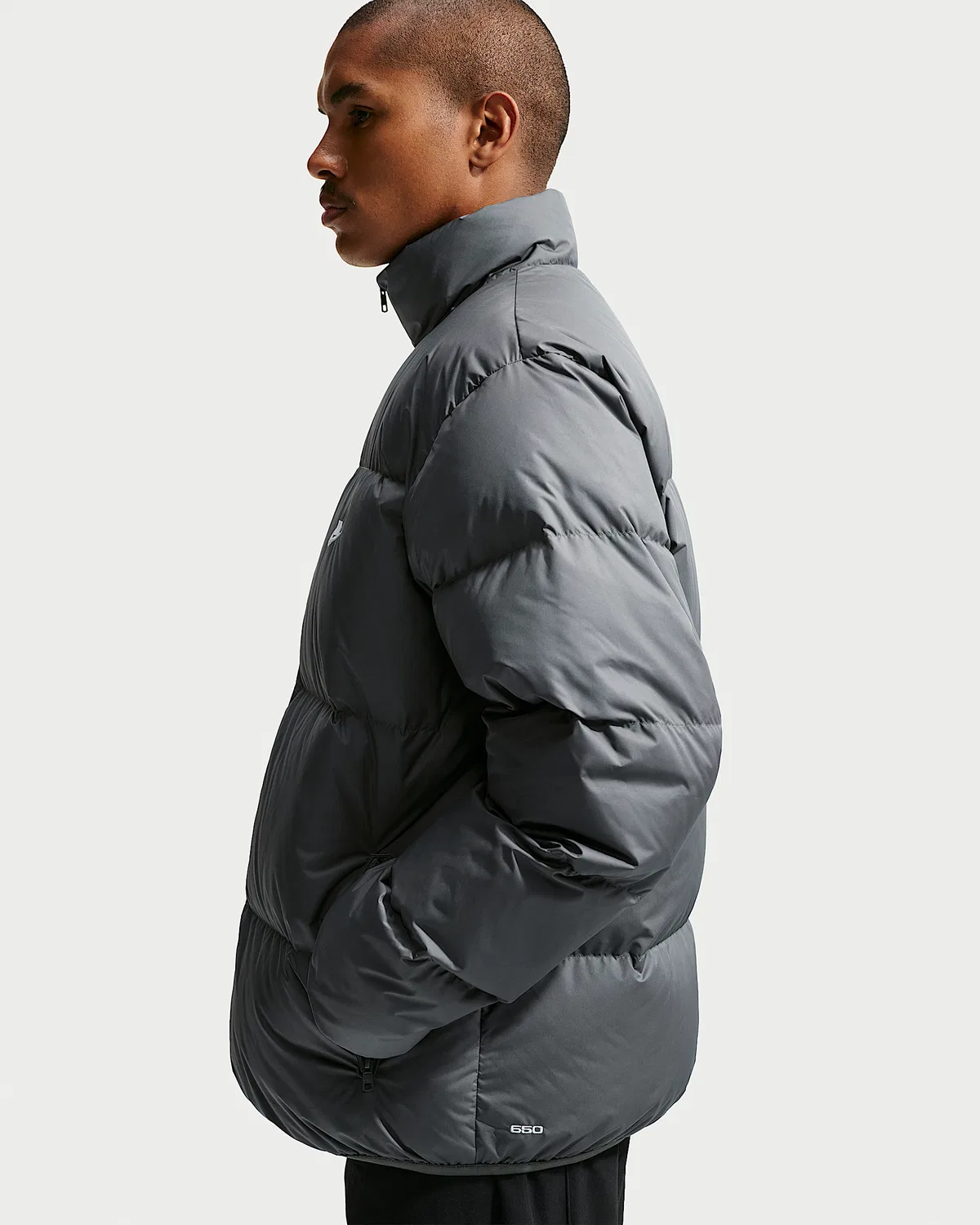 Мужская пуховая куртка Therma-FIT Nike Sportswear Club, Iron Grey/White — фото 3
