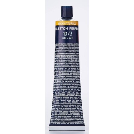 Краска для волос Wella Koleston Perfect Me+, 10/3 Lightest Gold Blonde, 60 мл — фото 2