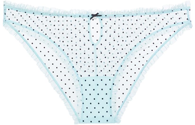 

Женские трусы-слипы Victoria's Secret, 1 Pack, Light Blue Polka Dot