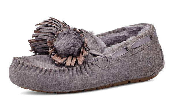 Тапочки дакота tassles Ugg, серый — фото 4