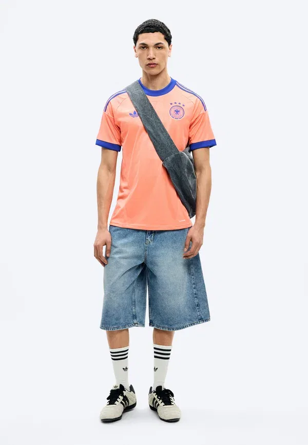 Футболка вратарская Adidas Performance Deutschland DFB 26 Away Replica, коралловый фьюжн — фото 2