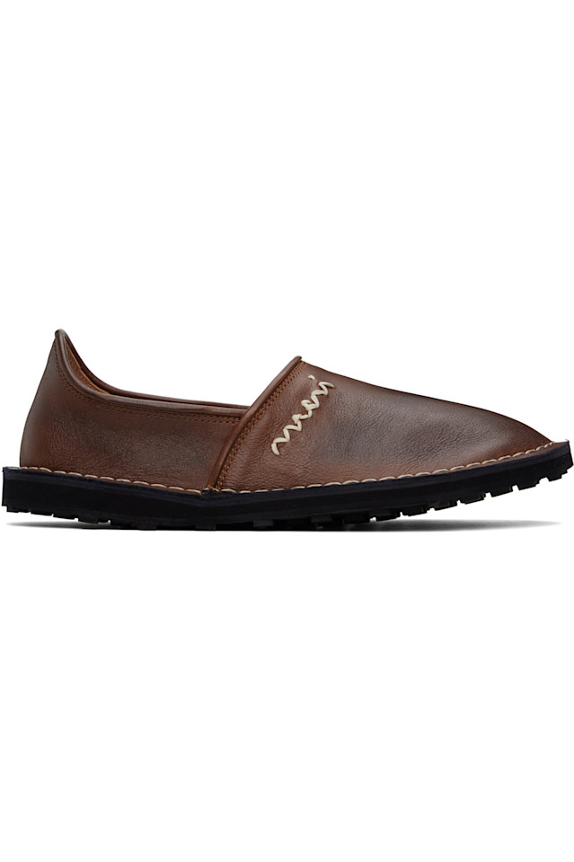 

Лоферы Marni' symbol Marni, цвет maroon