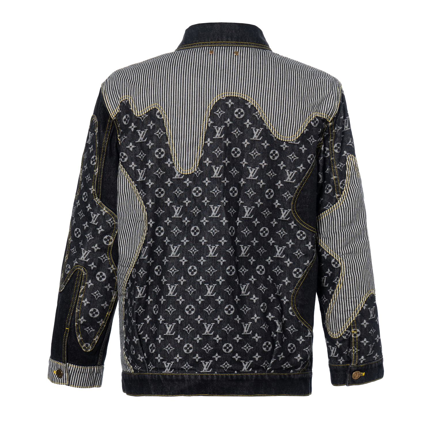 

Курка денимовая X Nigo Monogram Crazy Workwear LOUIS VUITTON, Сумка для покупок в комплекте