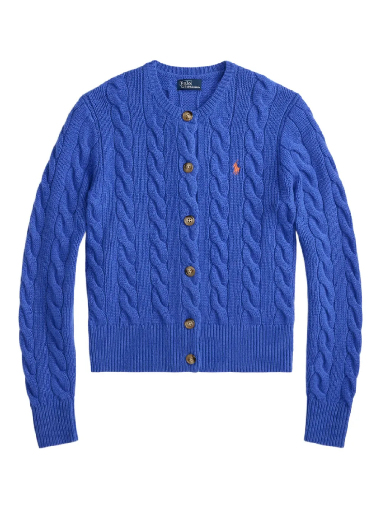 

Polo Ralph Lauren кардиган фактурной вязки, синий