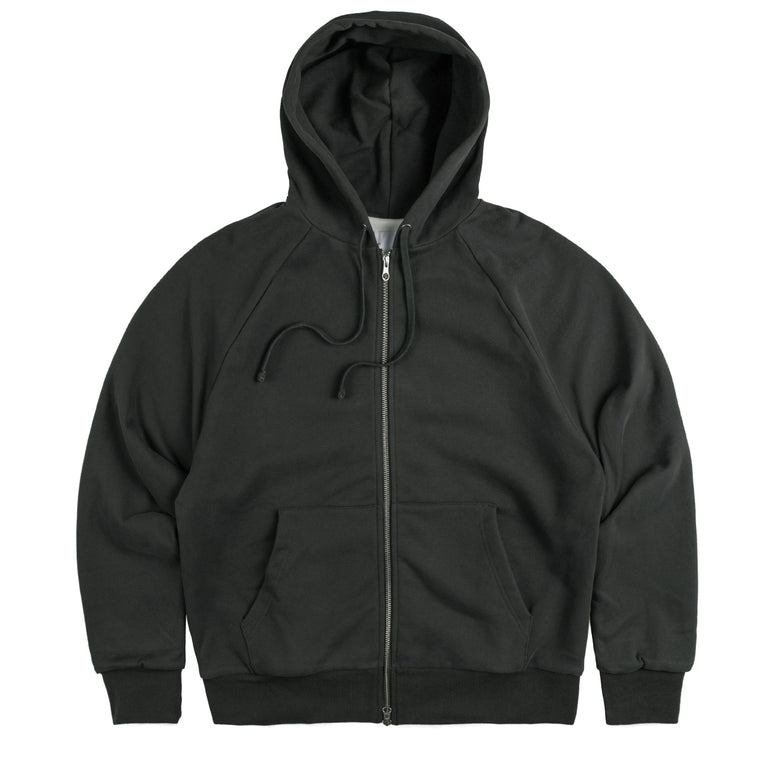 

Худи waffle zip hoodie Adsum, серый