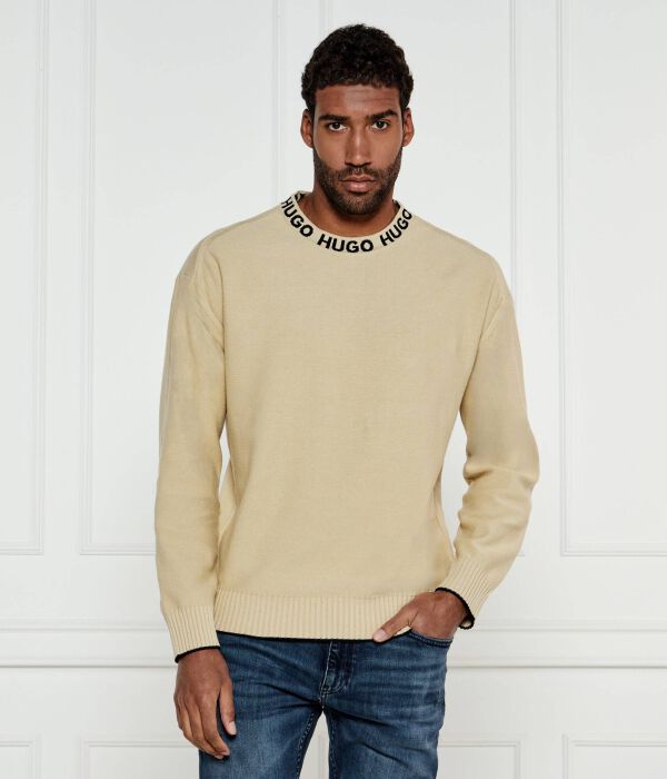 

Свитер смурф Regular fit Hugo, желтый
