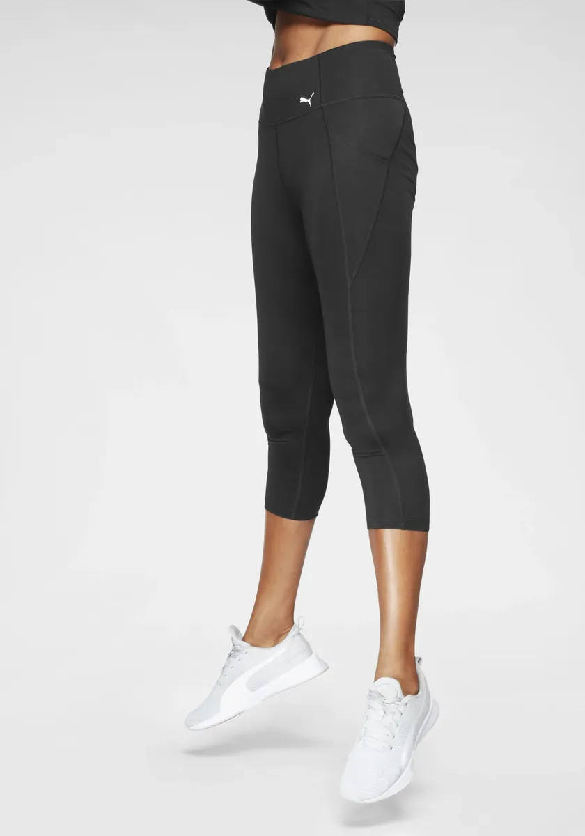 

Тренировочные тайтсы PUMA "TRAIN FAVORITE FOREVER HIGH WAIST 3/4 TIGHT", цвет Puma Black