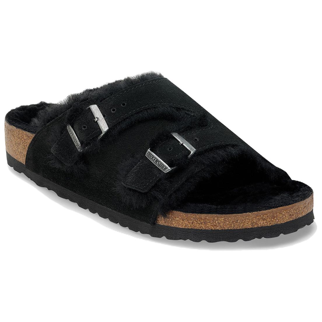 Birkenstock Слайды Unisex Black Regular Loose Fit — фото 3