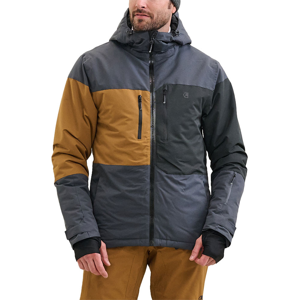 

Утепленная сноубордическая куртка Liquid Huck (мужская), Charcoal/Earth/Black