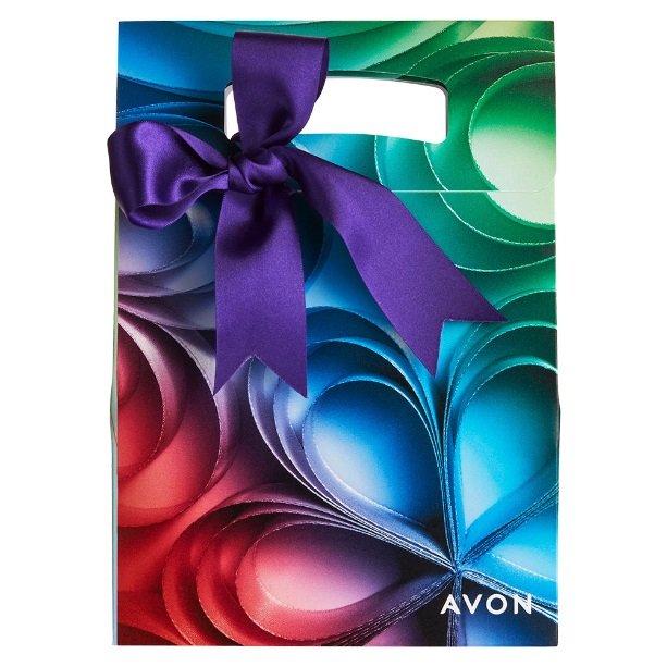 

Цветной подарочный пакет Avon