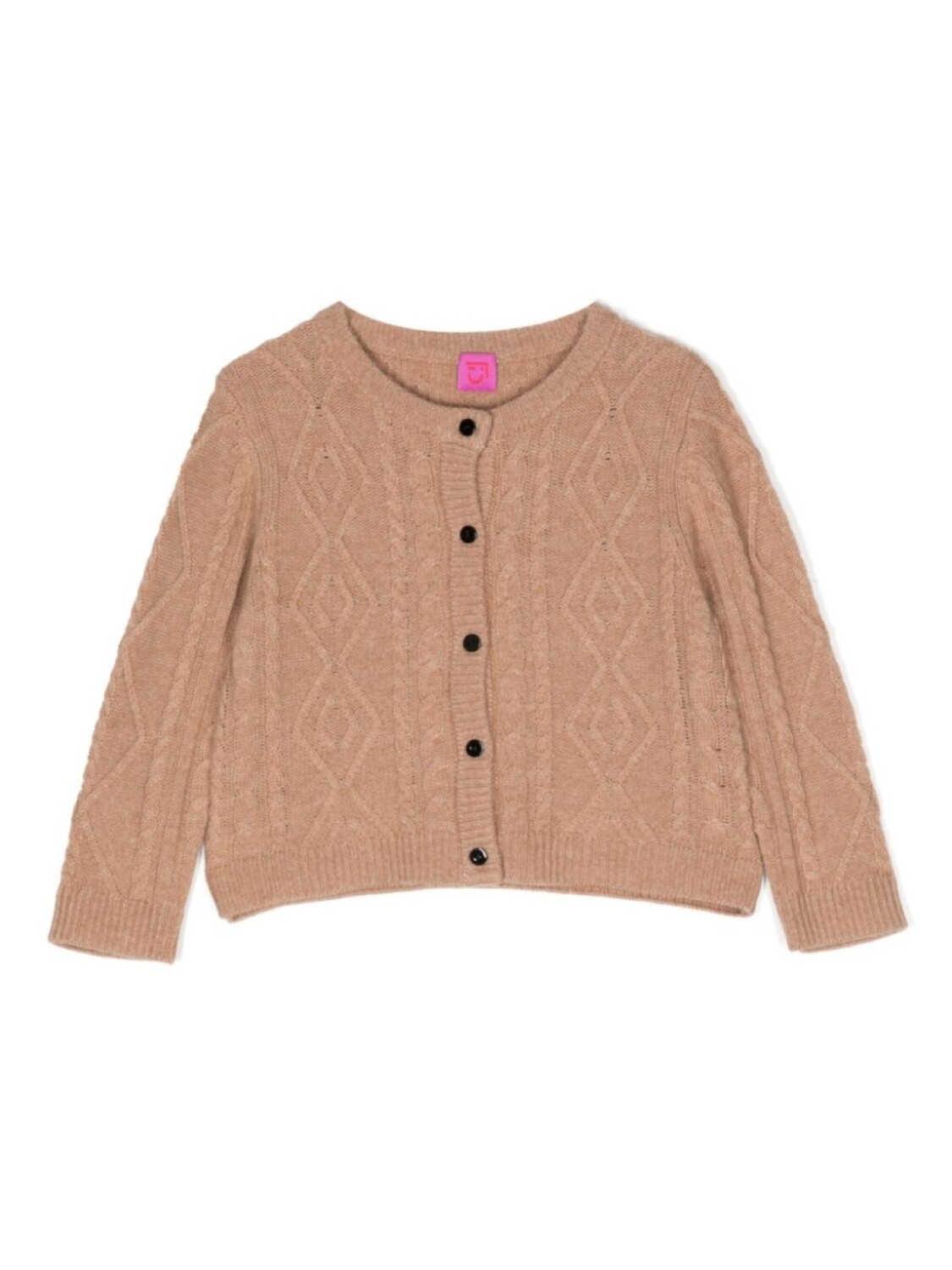 

Короткий кардиган Alaska фактурной вязки Cashmere in Love Kids, коричневый