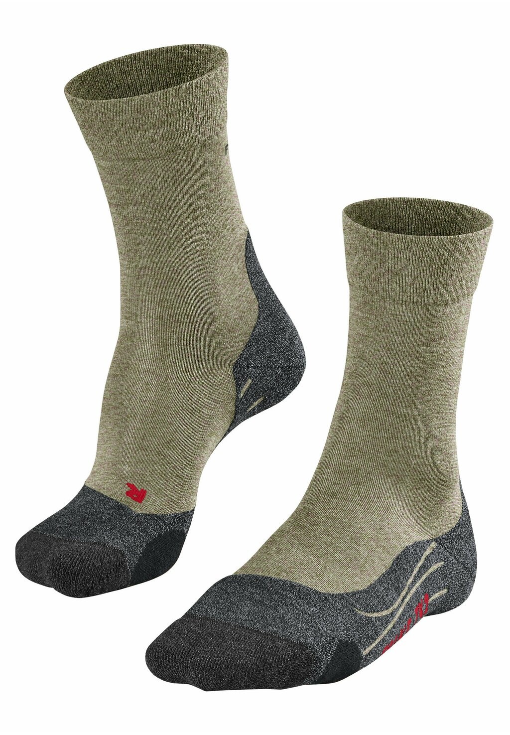 

Спортивные носки TK2 EXPLORE MELANGE TREKKING FUNCTIONAL MEDIUM-CUSHIONED FALKE, хаки