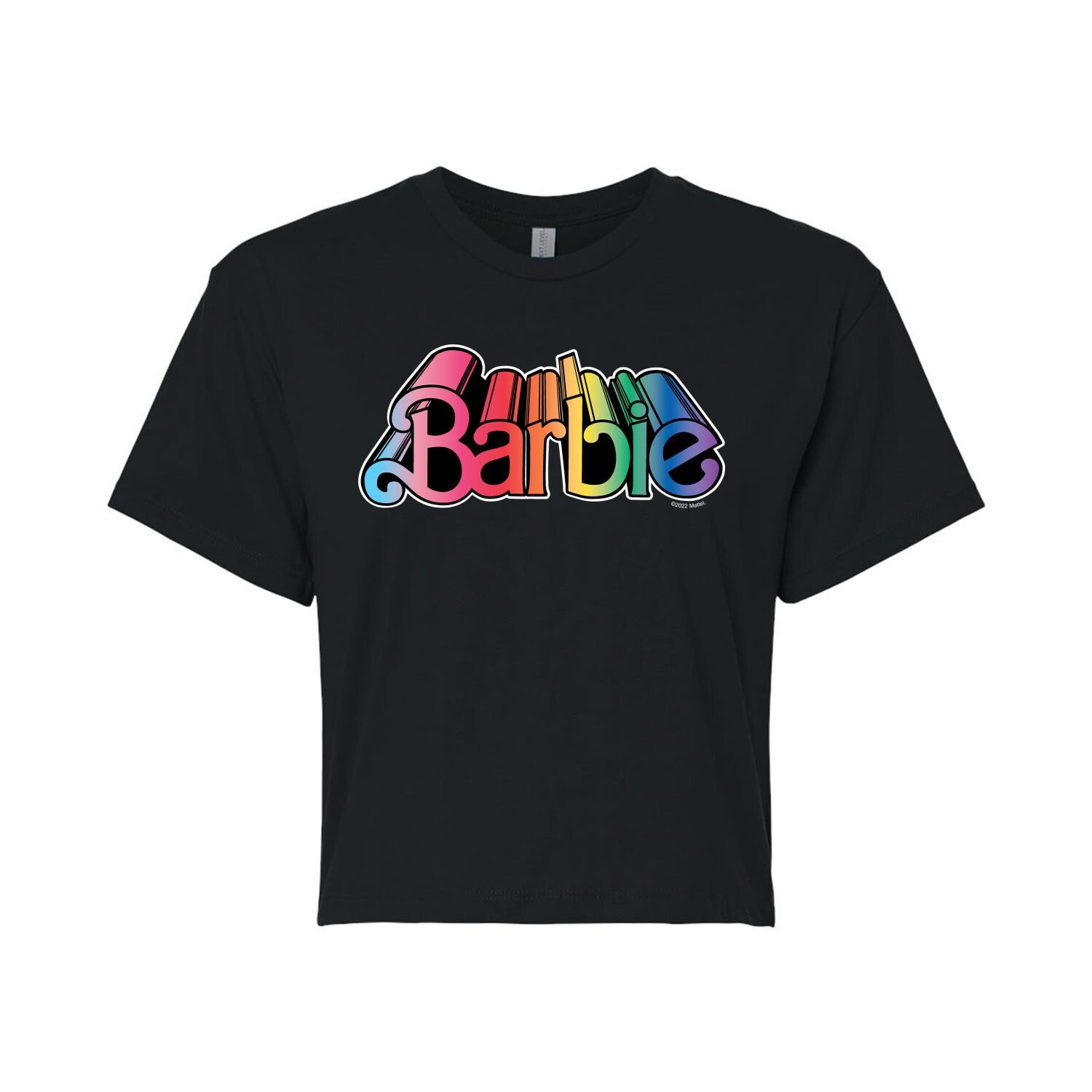

Укороченная футболка Juniors' Barbie Pride Barbie, черный
