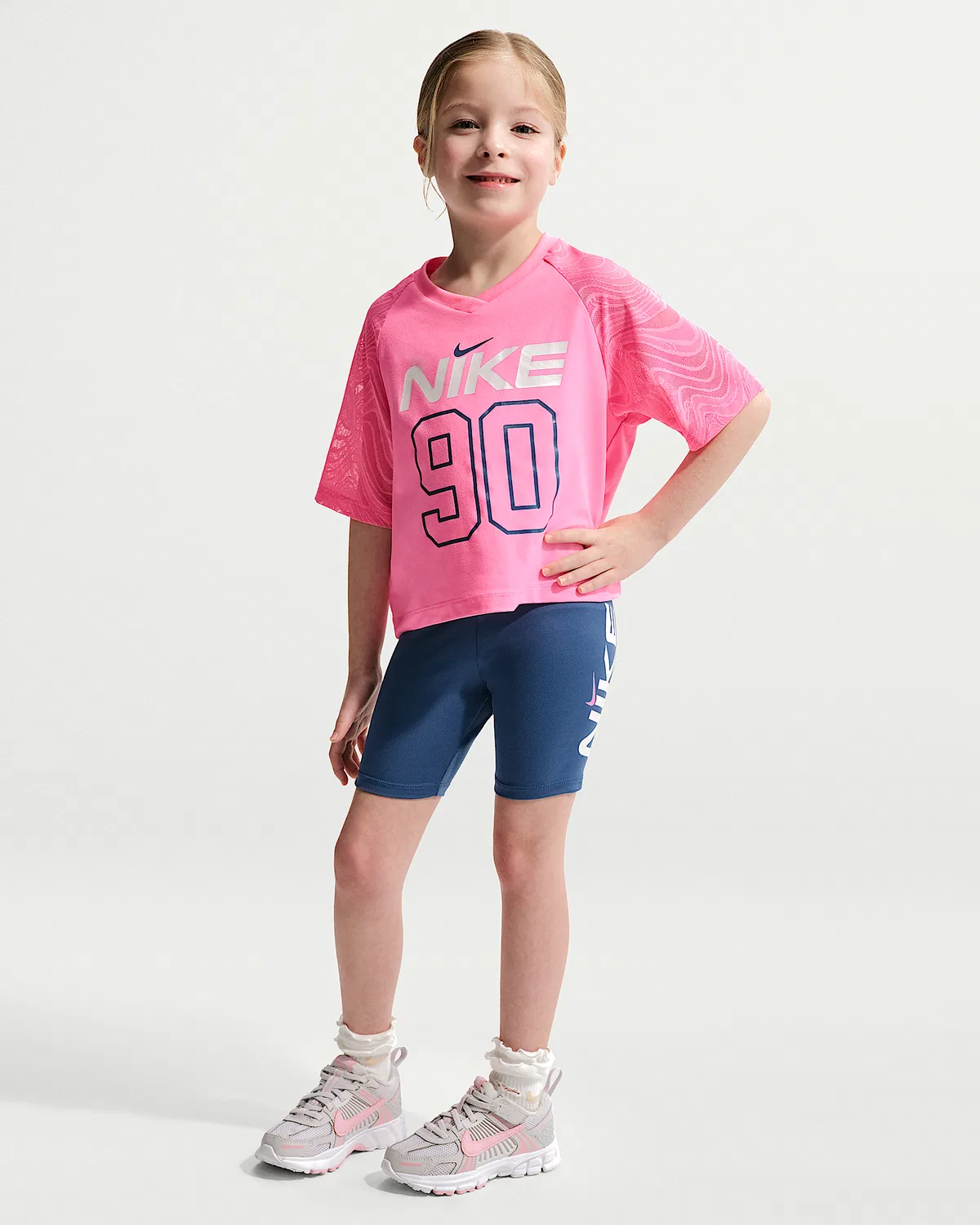Детский набор велосипедок Dri-FIT Easy Breezy 2-Piece Nike, Mystic Navy
