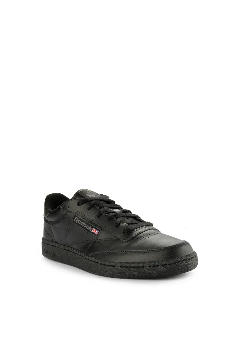 Кроссовки мужские, низкие, Club C 85, Reebok, черный/угольный — фото 2