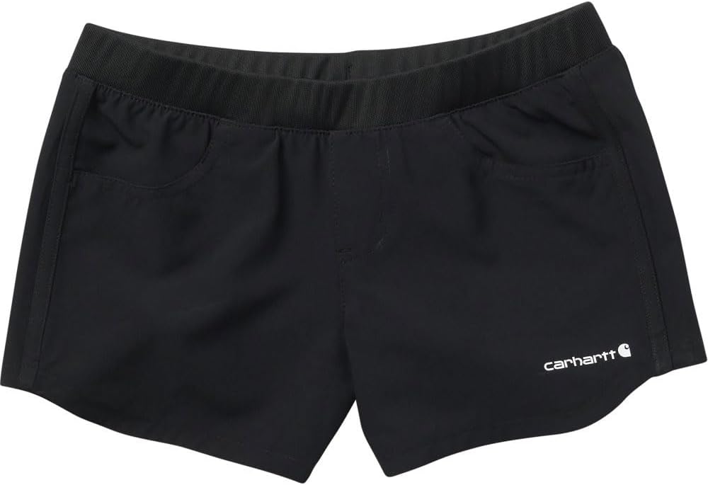 

Carhartt детские легкие рабочие шорты CH9288 Ripstop - для девочек, Caviar Black