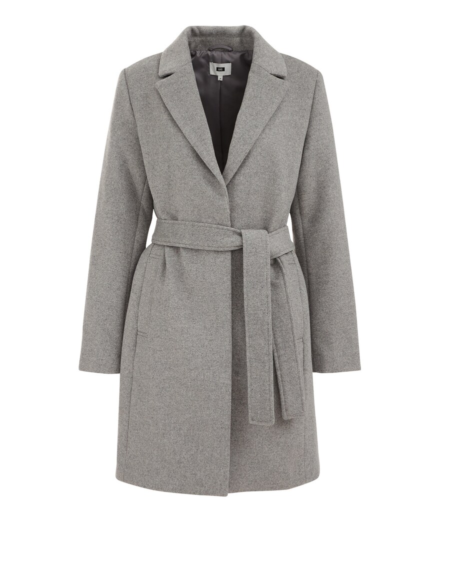 

Короткое пальто WE Fashion Between-Seasons Coat, светло-серый