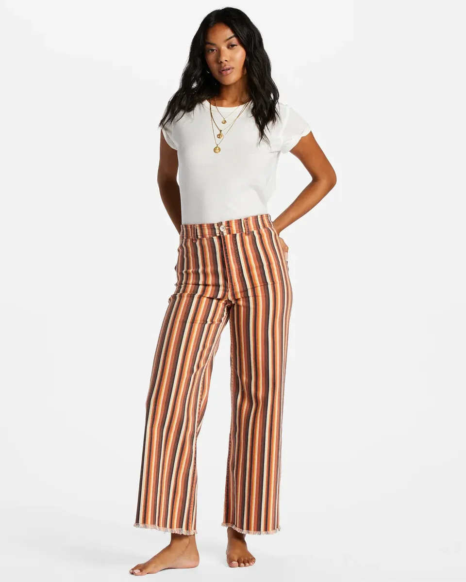 

Брюки из ткани Billabong "Free Fall Print", цвет Fire Side