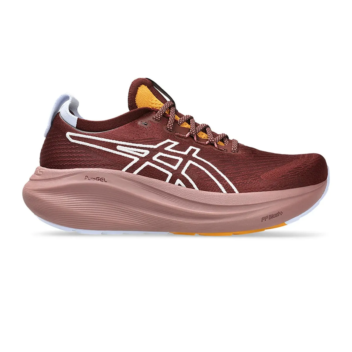 Женские беговые кроссовки Gel-Nimbus 27 TR Asics, бежевый/красный