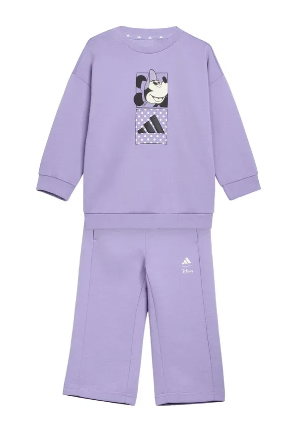 Детский спортивный костюм Adidas Performance Infants Disney Minnie Jogger Set, волшебная сирень/офф-вайт — фото 2