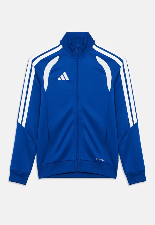Детская тренировочная куртка tiro league, унисекс, толстовка на молнии Adidas Performance, Team Royal Blue/White