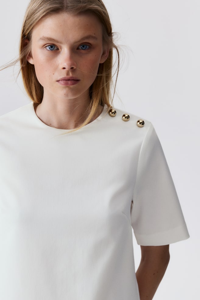 

Платье А-силуэта H&M, белый