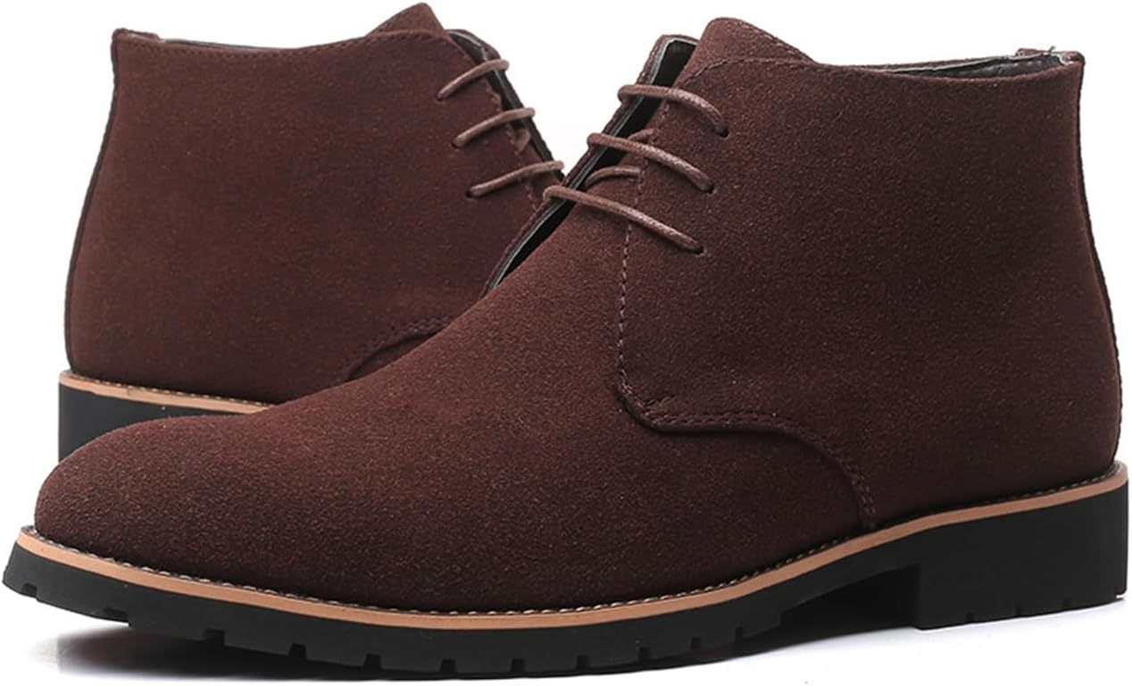 

Мужские повседневные ботинки-чукка CHUUMEE, классические ботинки на низком каблуке без застежки, коричневый