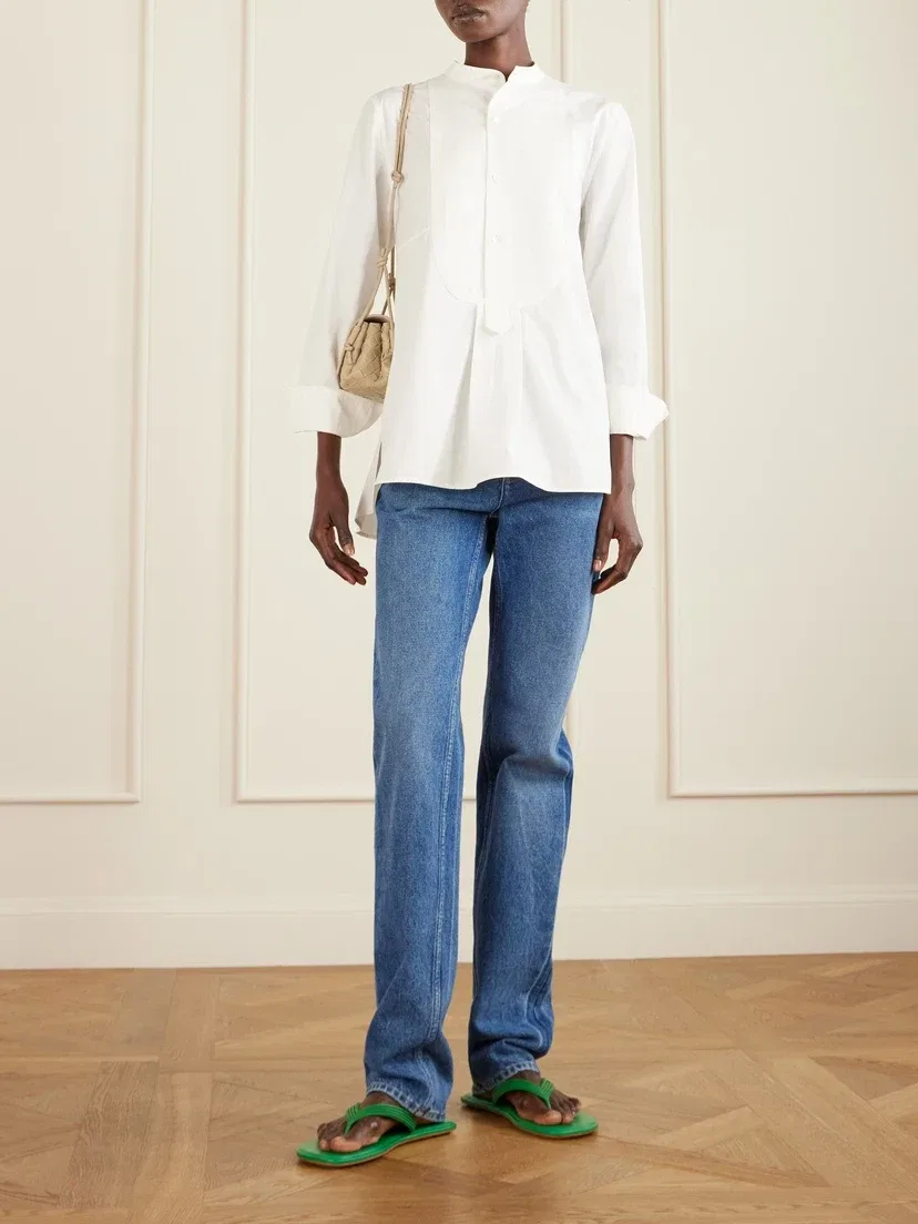 Резиновые сланцы Sampieri Flat Thong BOTTEGA VENETA, бирюзовый — фото 4