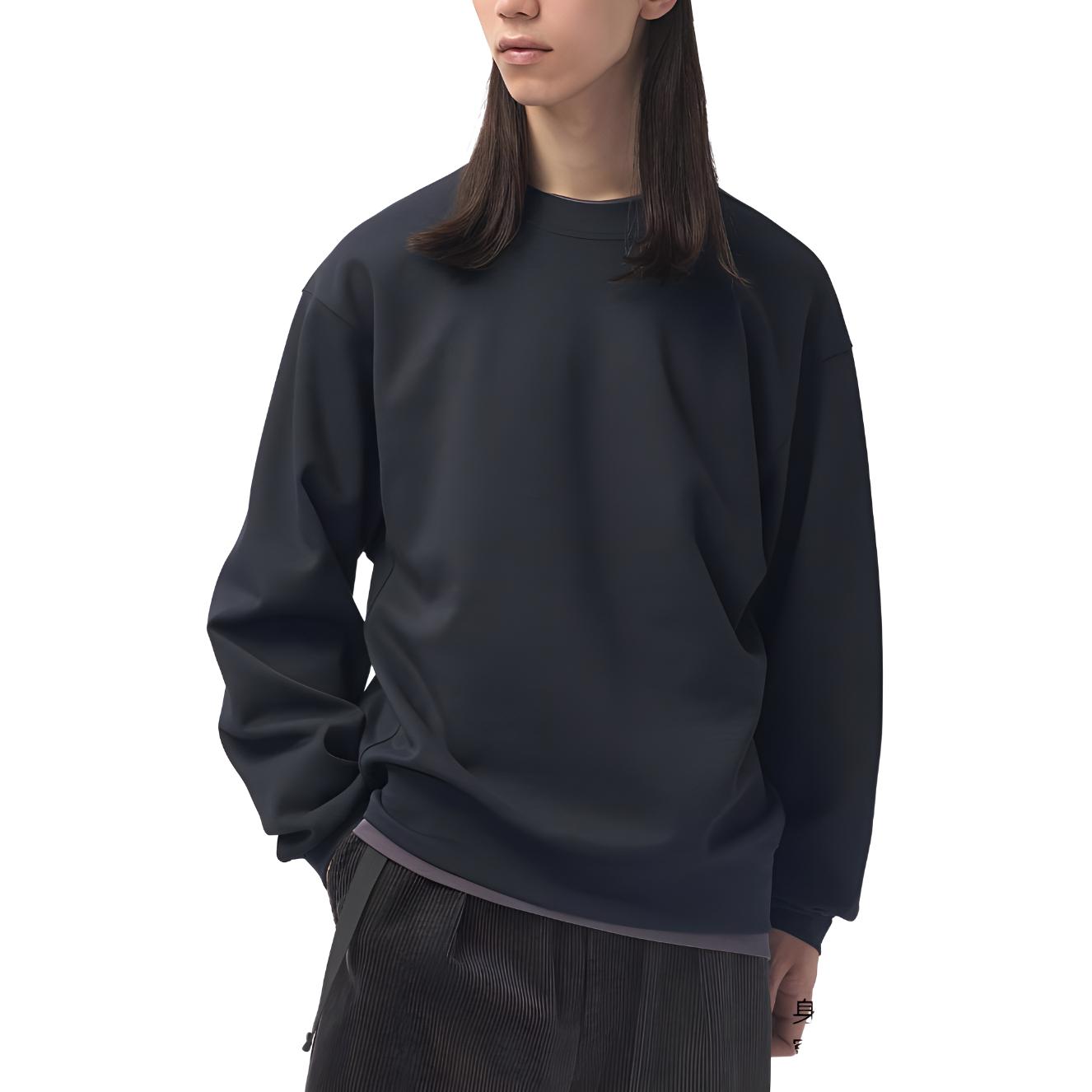 

UNIQLO Свитшот унисекс черная