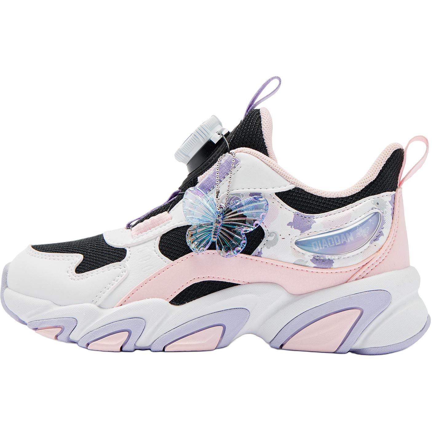 

Детская повседневная обувь для дошкольников QIAODAN, черный/розовый