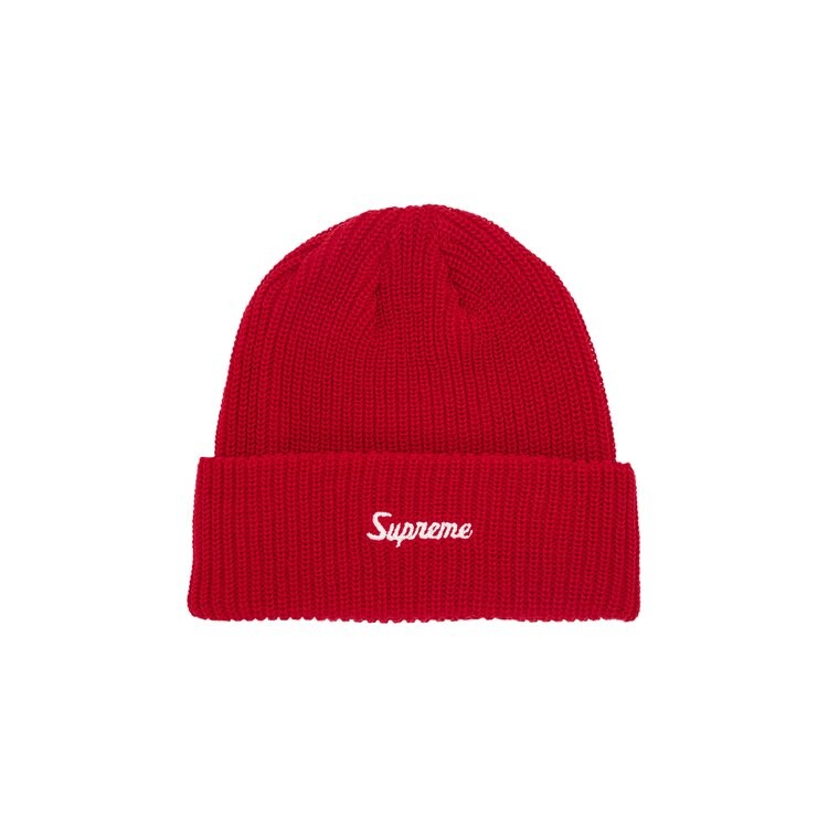 

Шапка Supreme Loose Gauge Beanie, красный