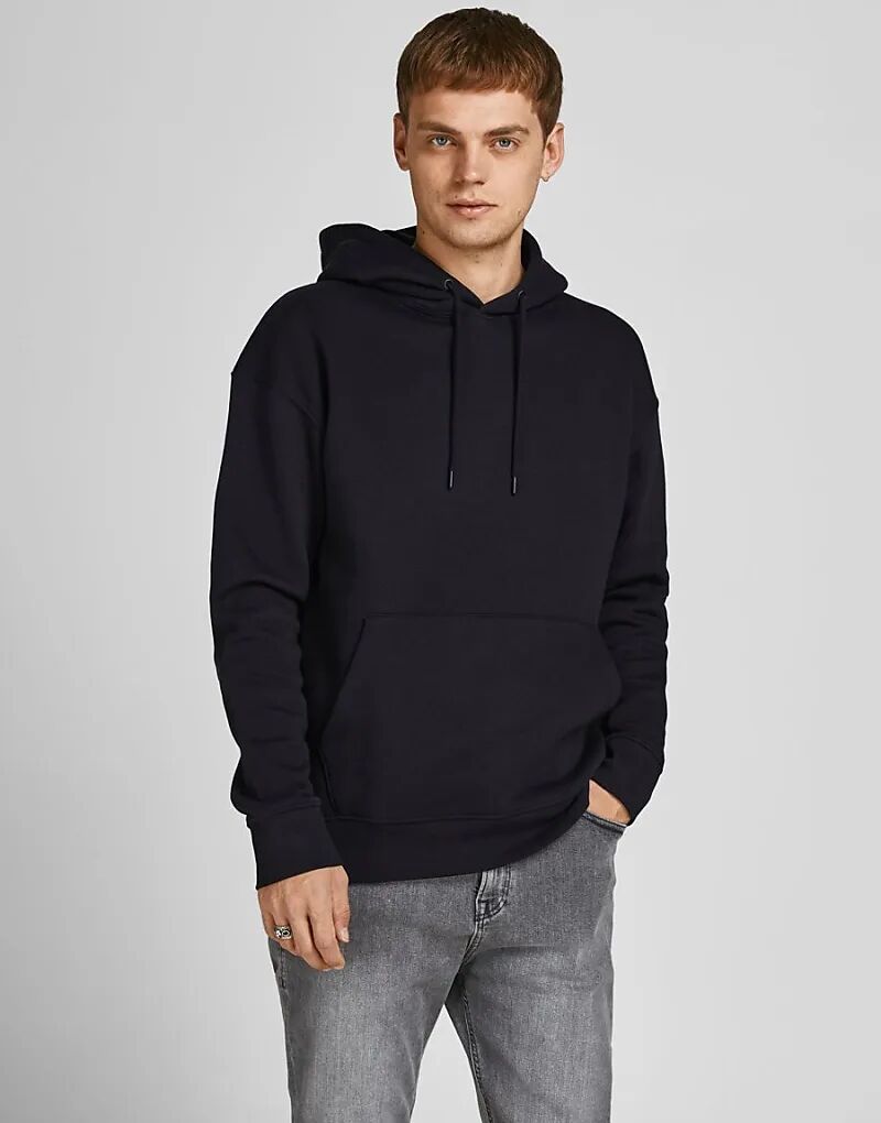 

Jack & Jones – Базовая толстовка черного цвета с капюшоном