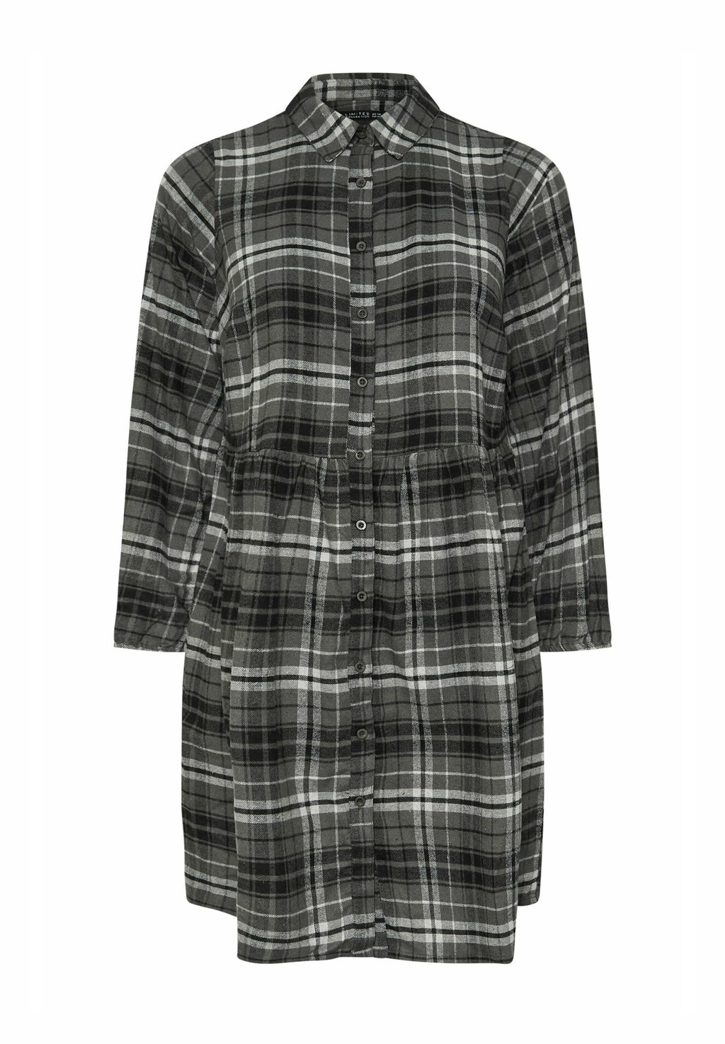 

Платье-футляр CHECK PRINT Yours Clothing, серый