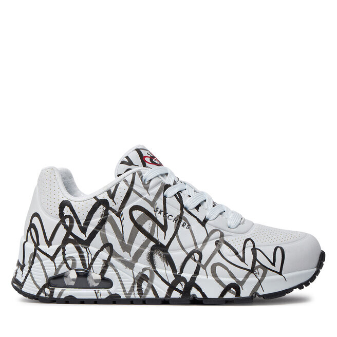 Кроссовки Skechers Spread The Love 155507/WBGY Wht/Blk/Gray, белый