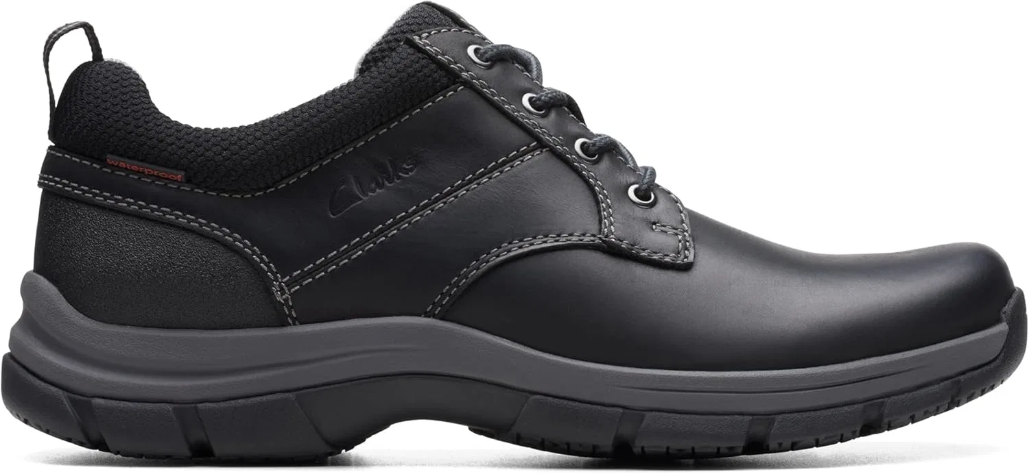 Мужские туфли Clarks Walpath LowOxford, 2-Black Leather — фото 2