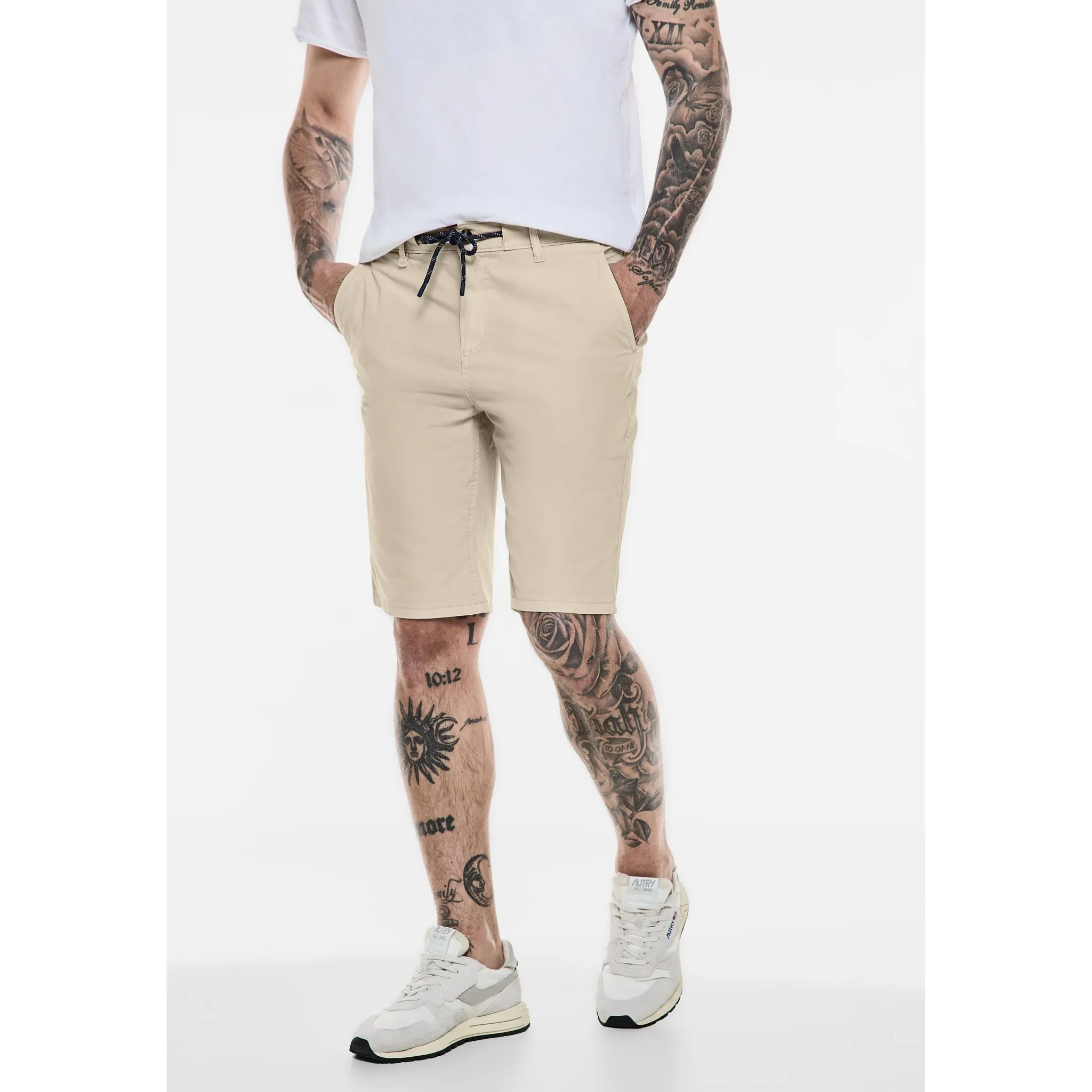 

STREET ONE МУЖСКИЕ шорты с кулиской Street One Men, цвет Sandy Shore