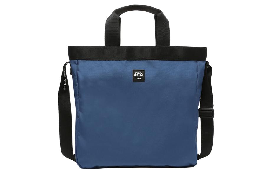

Полиэстер наплечная сумка кроссбоди сумка-кисет унисекс sky blue FILA, синий