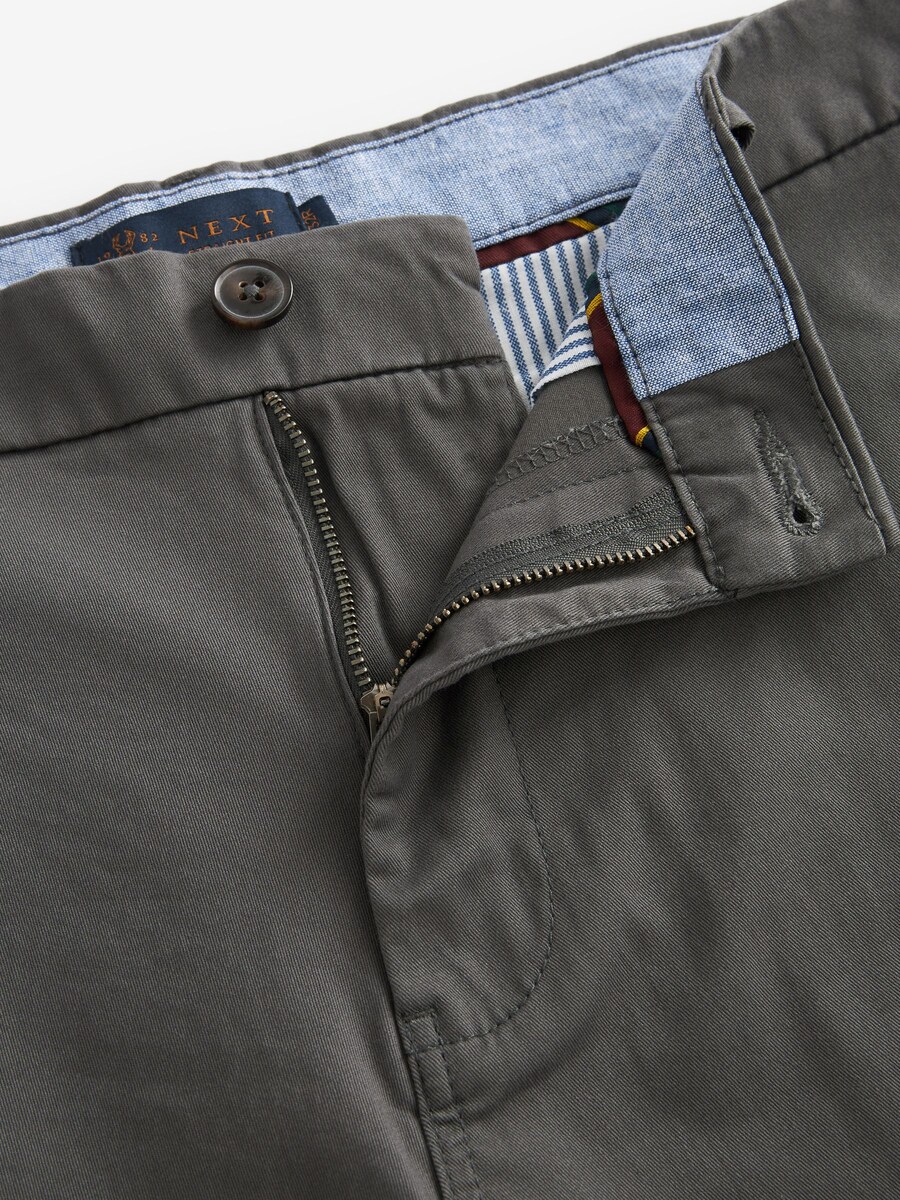 Шорты чинос Next Regular Chino Pants, серый — фото 3